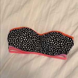 Victoria’s Secret Bandeau polka dot bikini top